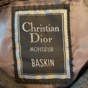 Christian Dior Monsieur Vintage Wool double breasted Sports Coat size 44R